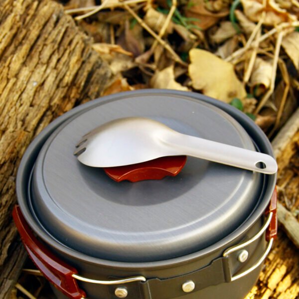 TI ARTISAN,Outdoor pure titanium fork spoon - Image 4