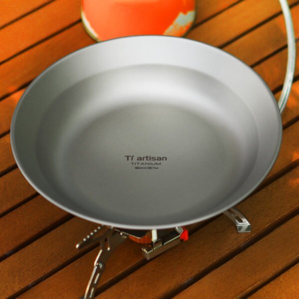 TI ARTISAN,Outdoor pure titanium bowls and plates, 500ML&750ML&850ML - Image 6