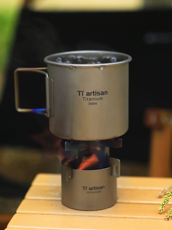 TI ARTISAN,Outdoor pure titanium alcohol stove - Image 3