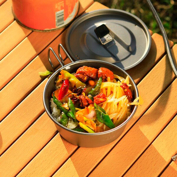 TI ARTISAN,Outdoor pure titanium snow bowl, camping bowl, 260ML&300ML&450ML - Image 5
