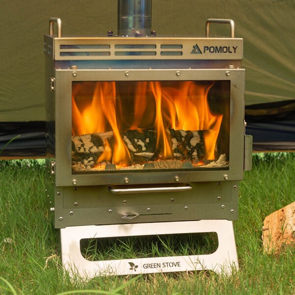 GreenStove,Outdoor pure titanium wood stove - Image 4