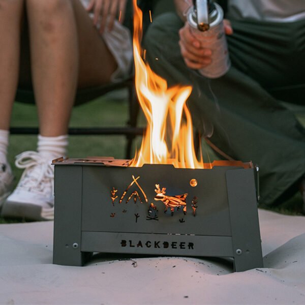 BLACKDEER,Outdoor pure titanium wood stove - Image 4