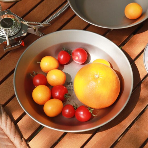 TI ARTISAN,Outdoor pure titanium bowls and plates, 500ML&750ML&850ML - Image 7