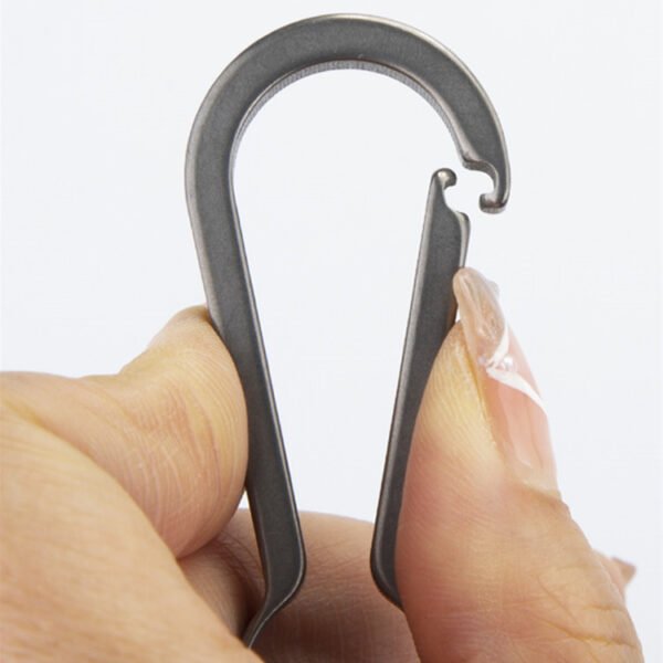 TITO TITANIUM,Outdoor pure titanium simple keychain - Image 5